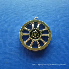 Shaft Wheel Gold Plating Medal, Custom Medal (GZHY-BADGE-007)